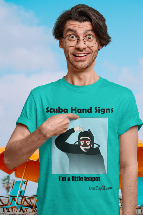 "I'm a little teapot!" Funny Fitted T-shirt